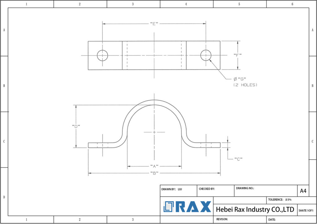 Cable Guard Strap Drawing