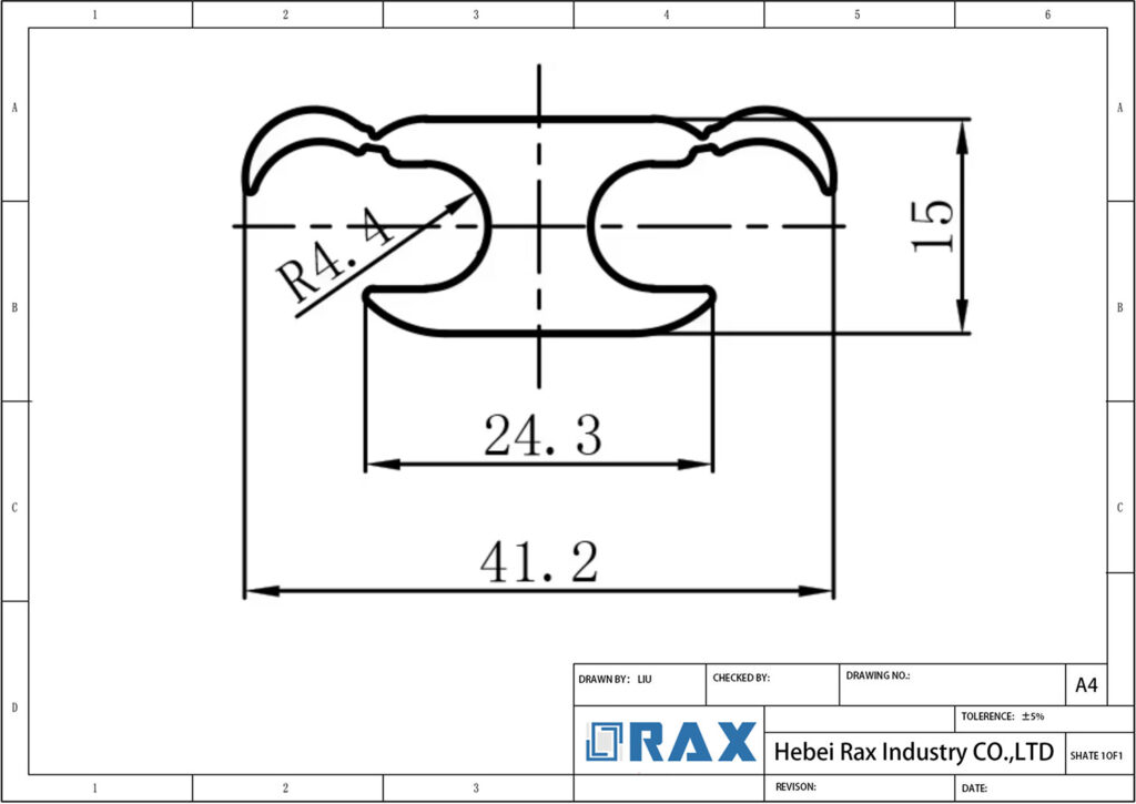 Compression H Tap Connector Drawing