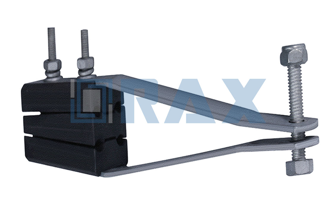 Wedge-type anchor tension clamp with bail loop
