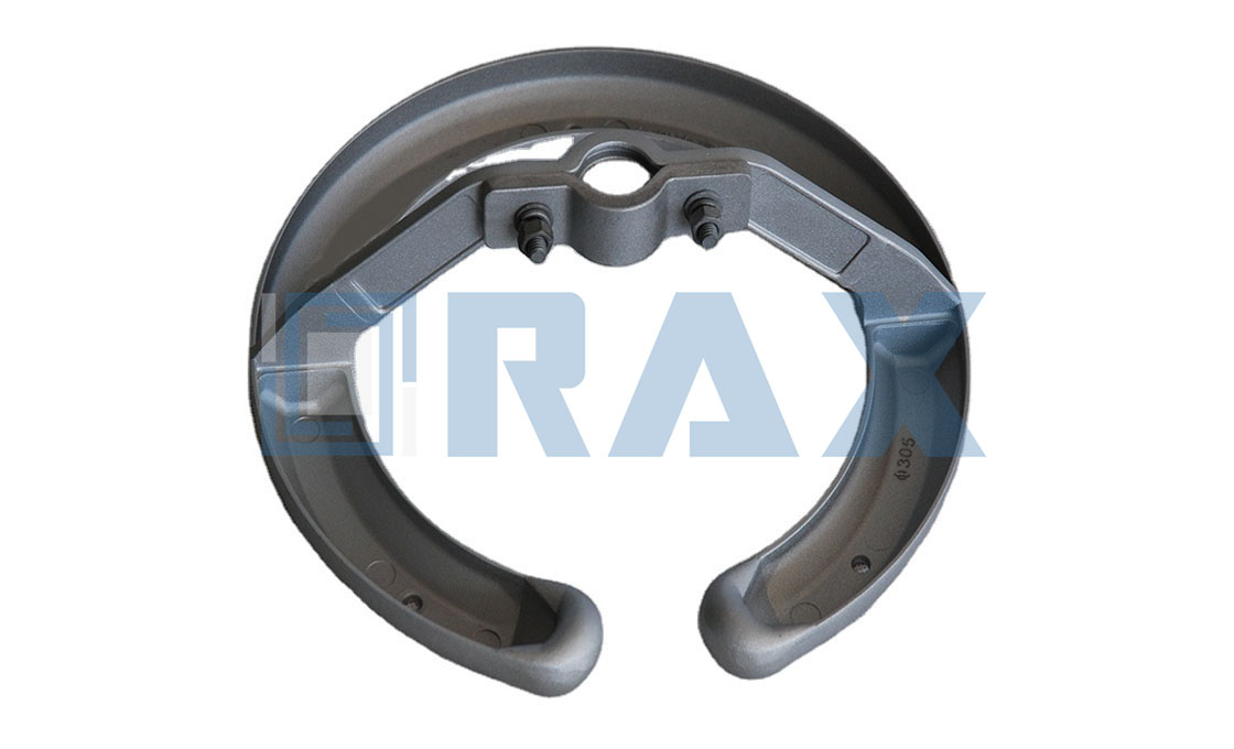 Aluminum alloy corona ring photographed on white background