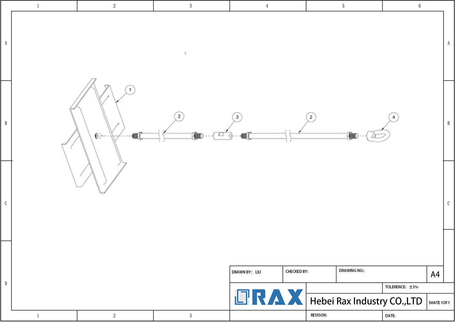 Cross Plate Anchor Drawing Cross Plate Anchor Drawing