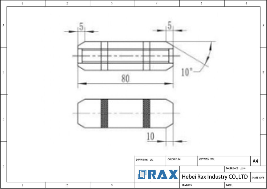 Earth Rod Coupler Drawing