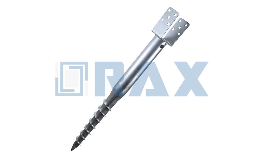 Round Post Anchor Plate - Concrete & Loose Soil