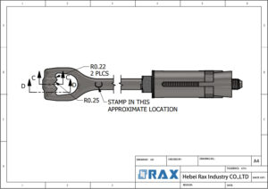 Grouted Rock Anchor Drawing