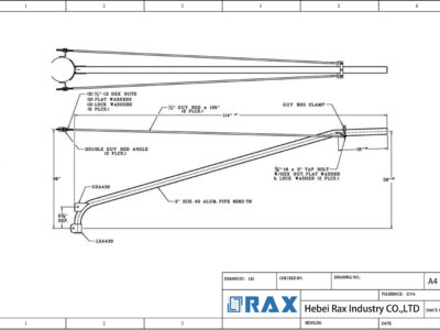 Guy Rod Bracket Drawing Guy Rod Bracket Drawing