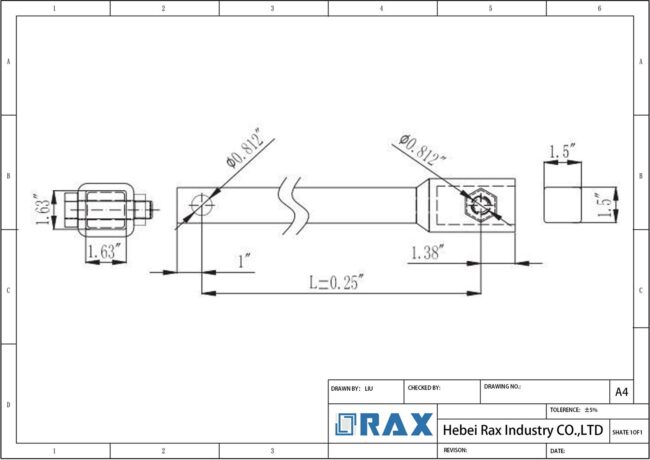 Helical Anchor Extension Drawing Helical Anchor Extension Drawing