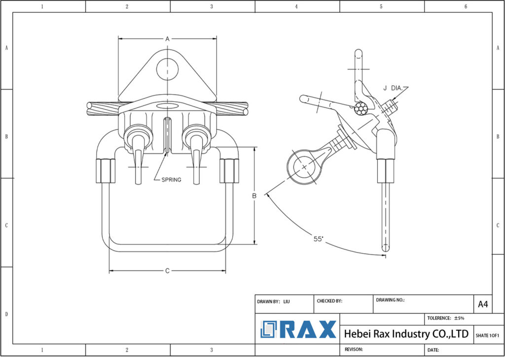 Hot Line Stirrup Drawing