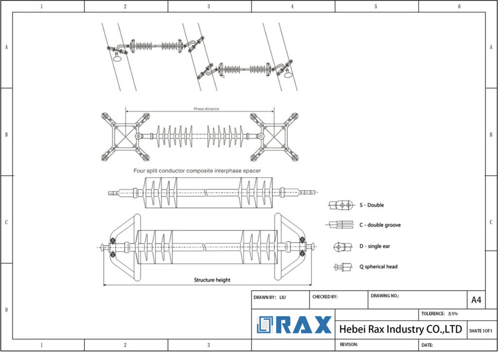 Interphase Spacer Drawing