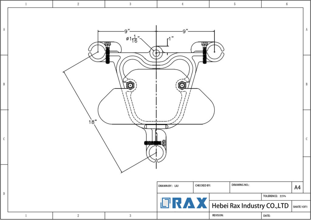 Jumper Yoke Plate Drawing