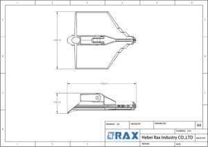 Manta Ray Anchor Drawing
