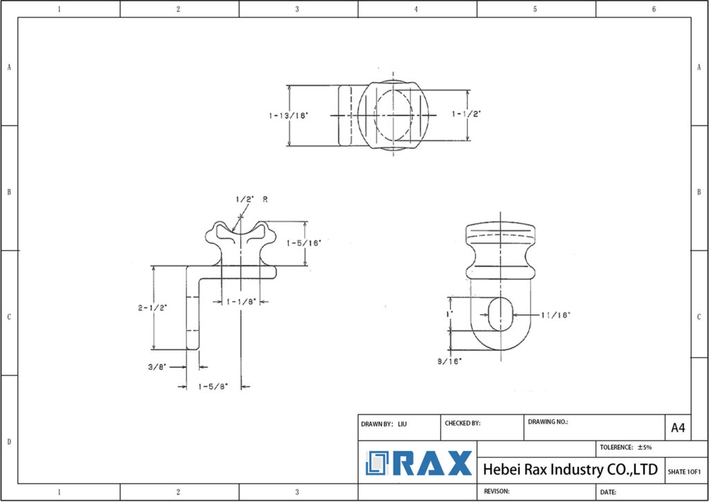 Neutral Wire Bracket Drawing