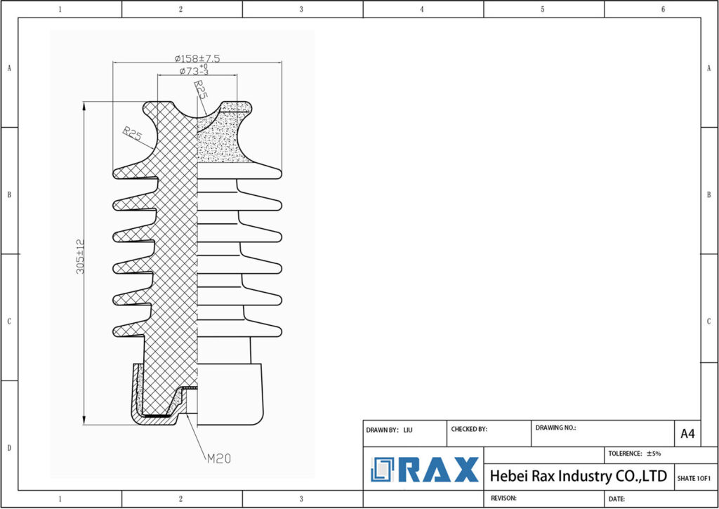 Post Insulator Drawing