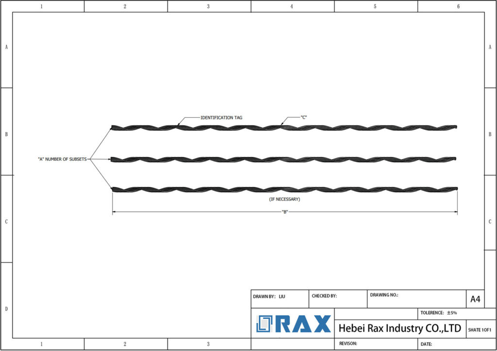 Preformed Strand Splice Drawing