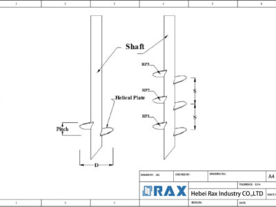 Round Shaft Helical Anchor Drawing Round Shaft Helical Anchor Drawing