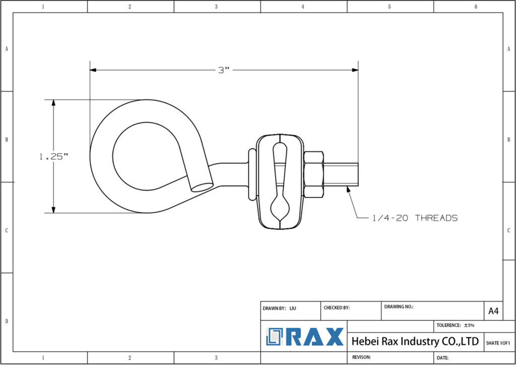 Span Clamp Drawing
