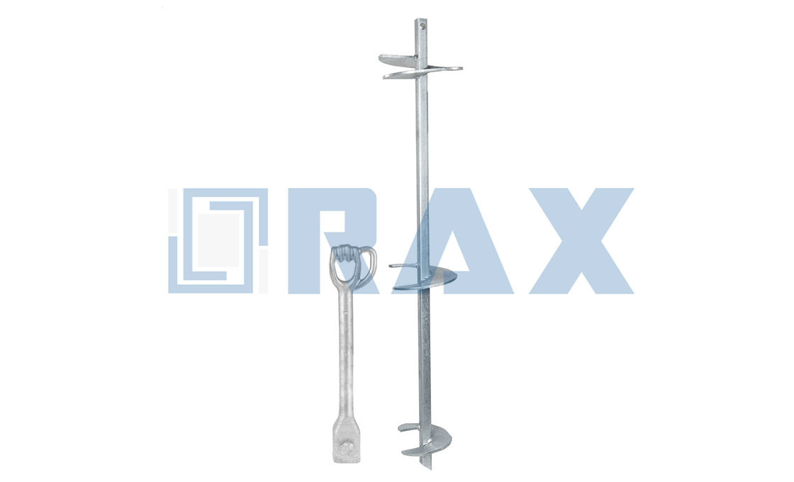 Square Shaft Helical Anchor / Square Shaft Lead