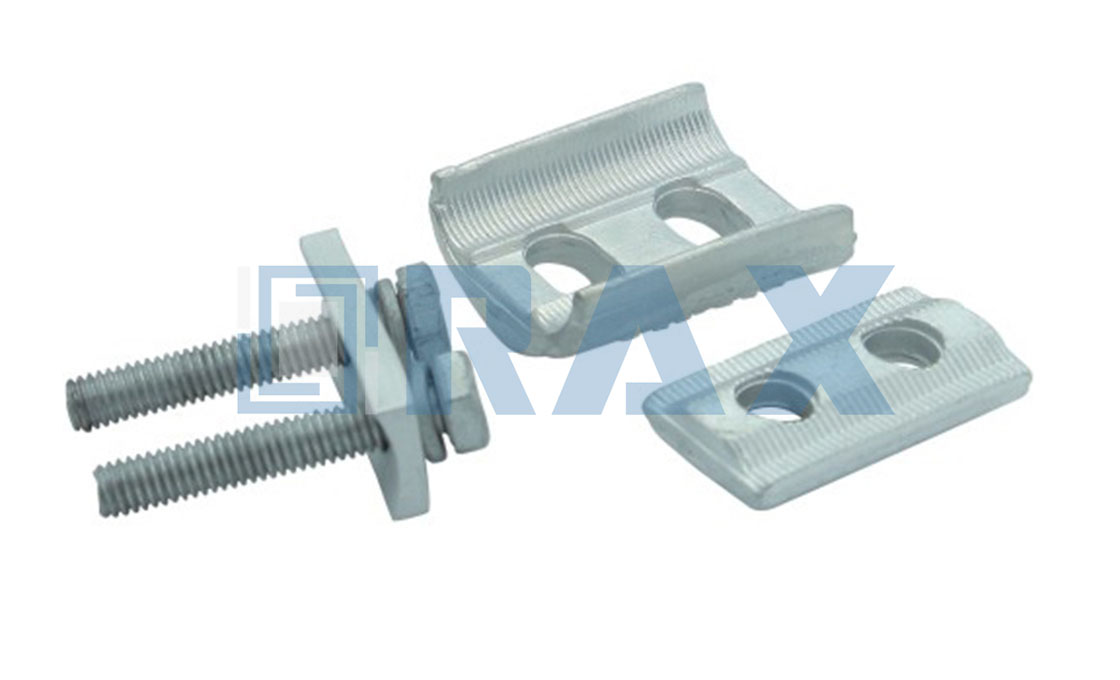 components of Parallel Groove Clamp 2 bolts 1