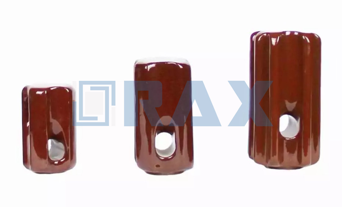 different sizes of porcelain stay insulators