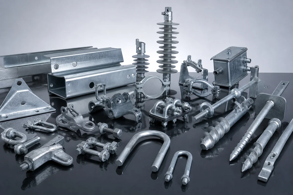 galvanized helical anchor caliper measurement